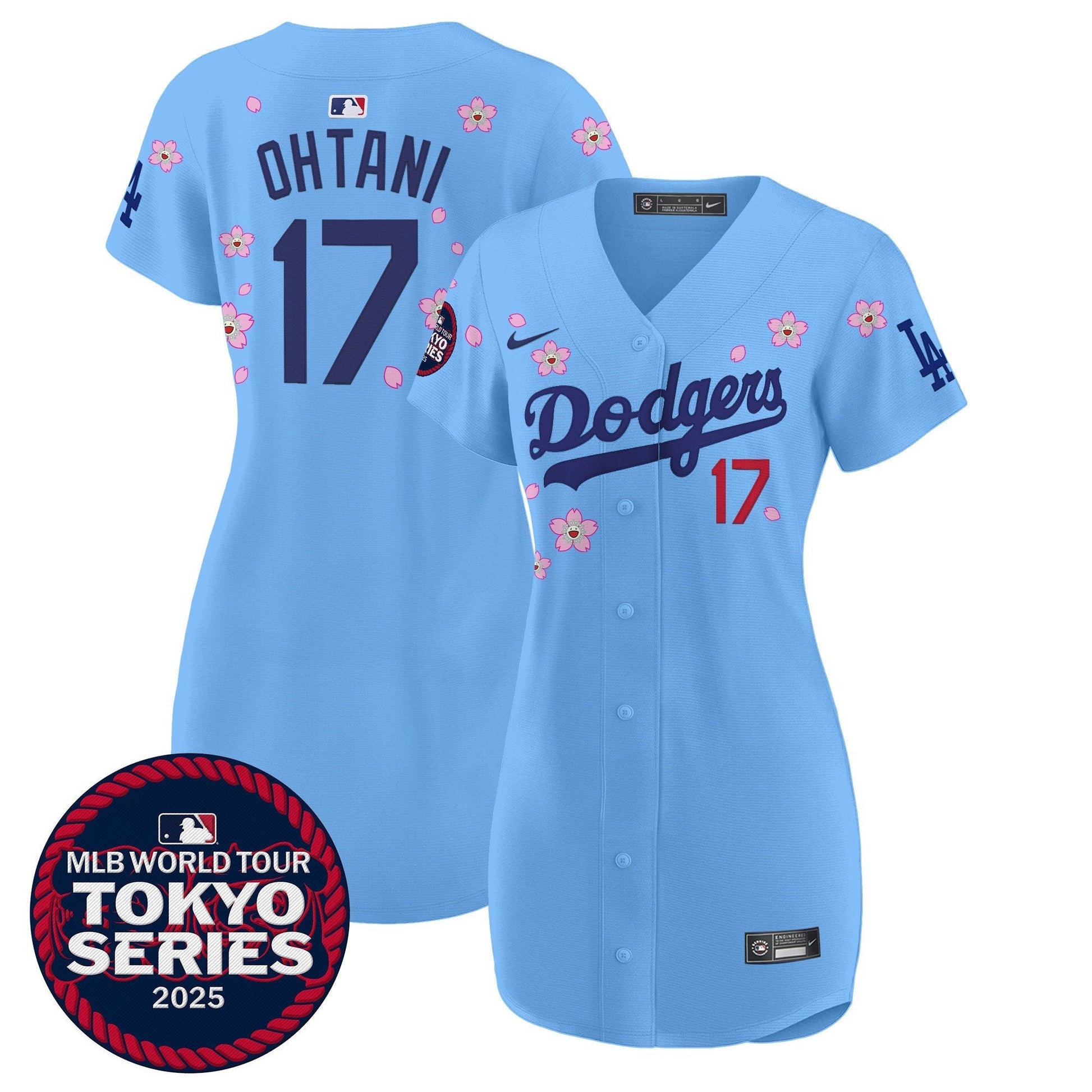 Women's Dodgers Tokyo Series 2025 Baseball Dress - Stitched
