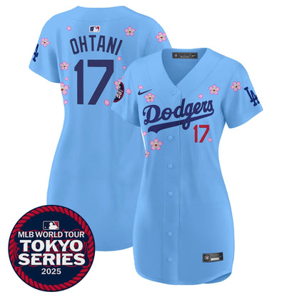 Women's Dodgers Tokyo Series 2025 Baseball Dress - Stitched