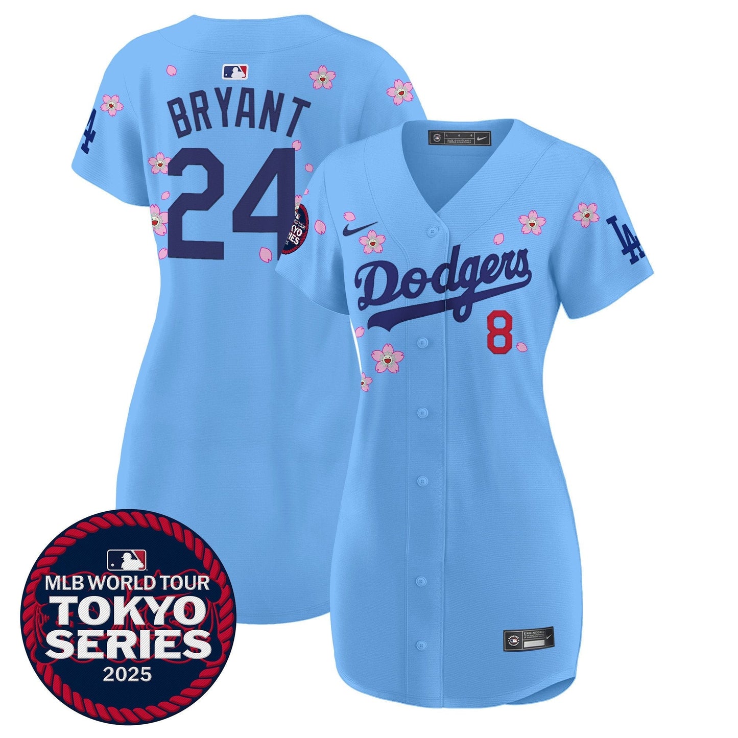 Women's Dodgers Tokyo Series 2025 Baseball Dress - Stitched