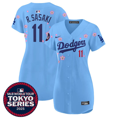 Women's Dodgers Tokyo Series 2025 Baseball Dress - Stitched
