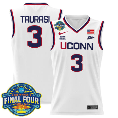 Men's Size - UConn Huskies 2025 Big Eat Women's Final Four Patch Lightweight Basketball Jersey - All Stitched