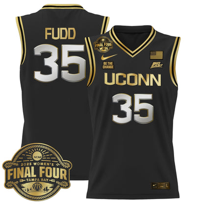 Men's Size - UConn Huskies 2025 Big Eat Women's Final Four Patch Lightweight Basketball Jersey - All Stitched