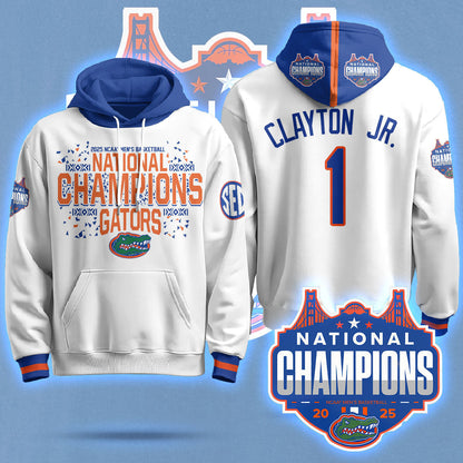Florida Gators 2025 National Champions Basketball Hoodie N5 - Printed