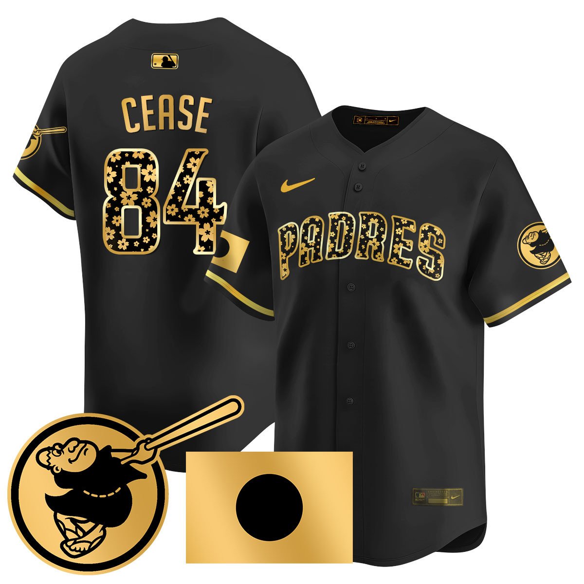 Men's San Diego Padres Japanese Heritage Jersey - All Stitched