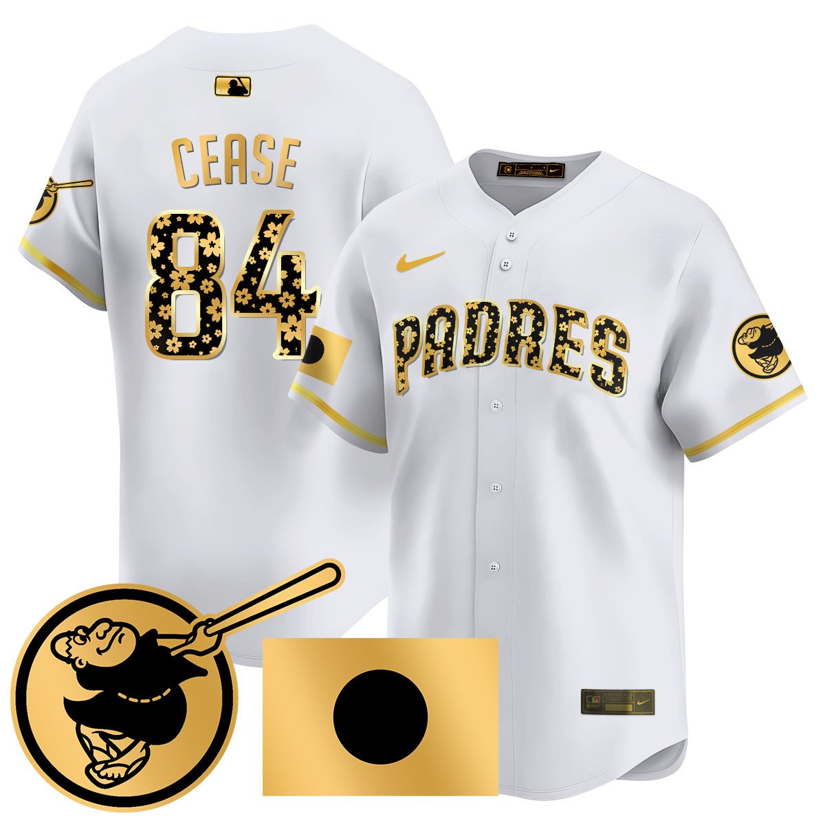 Men's San Diego Padres Japanese Heritage Jersey - All Stitched