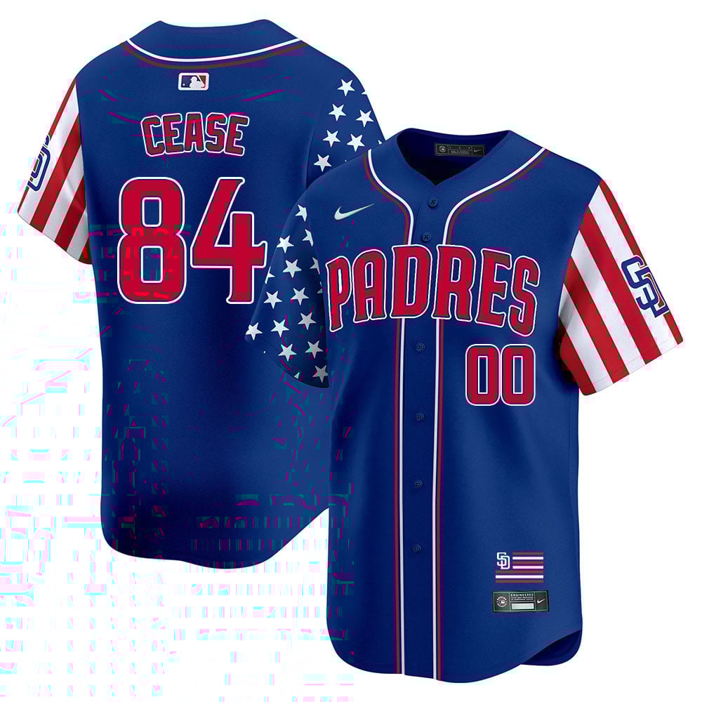 Men's San Diego Padres Independence Day Jersey - All Stitched