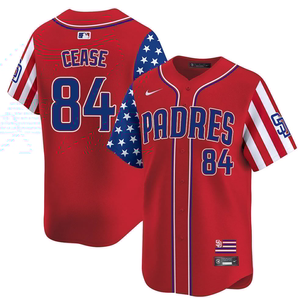 Men's San Diego Padres Independence Day Jersey - All Stitched