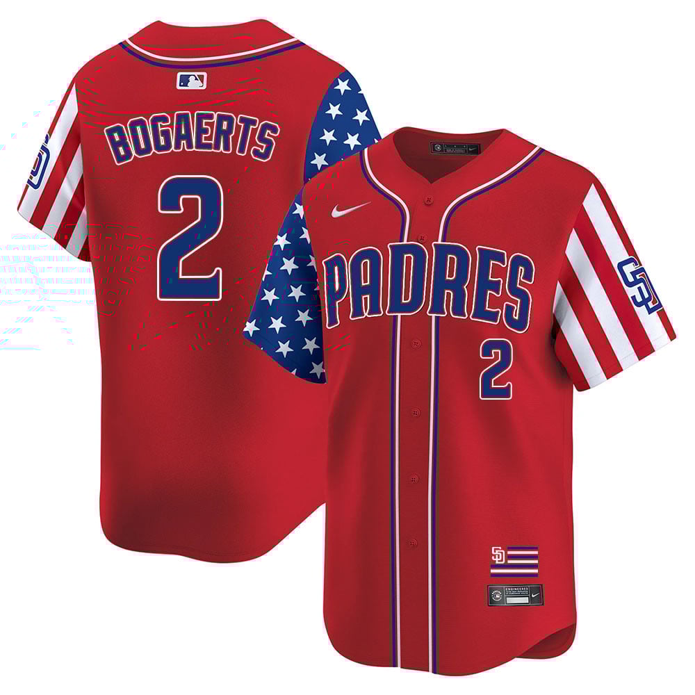 Men's San Diego Padres Independence Day Jersey - All Stitched