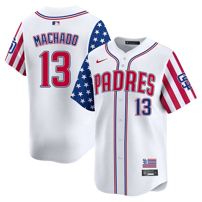 Men's San Diego Padres Independence Day Jersey - All Stitched