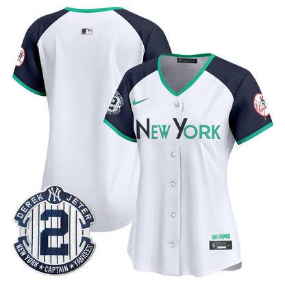 Women's New York Yankees City Connect Vapor Premier Limited Jersey - All Stitched