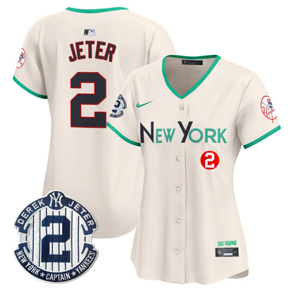 Women's New York Yankees City Connect Vapor Premier Limited Jersey - All Stitched