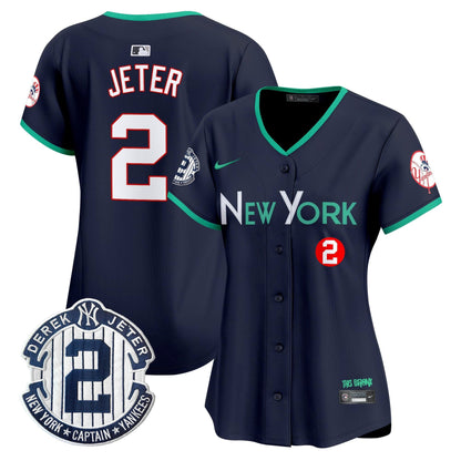 Women's New York Yankees City Connect Vapor Premier Limited Jersey - All Stitched