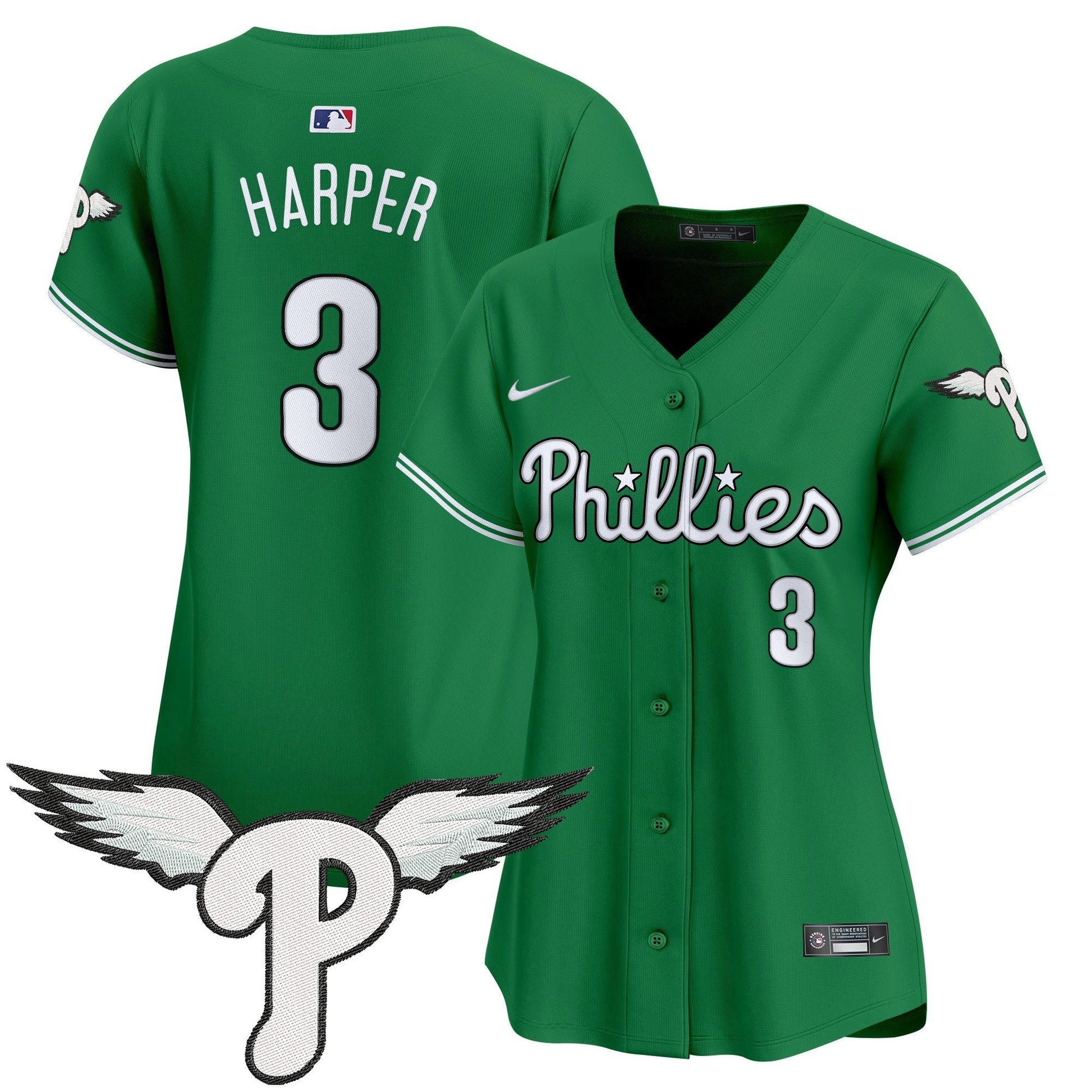 Women's Philadelphia Phillies 2025 Vapor Premier Limited Jersey - All Stitched