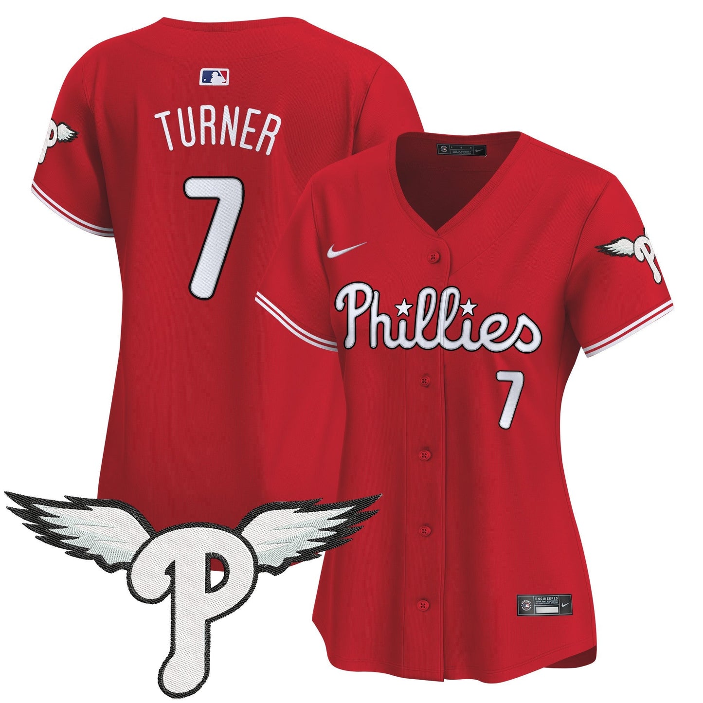 Women's Philadelphia Phillies 2025 Vapor Premier Limited Jersey - All Stitched