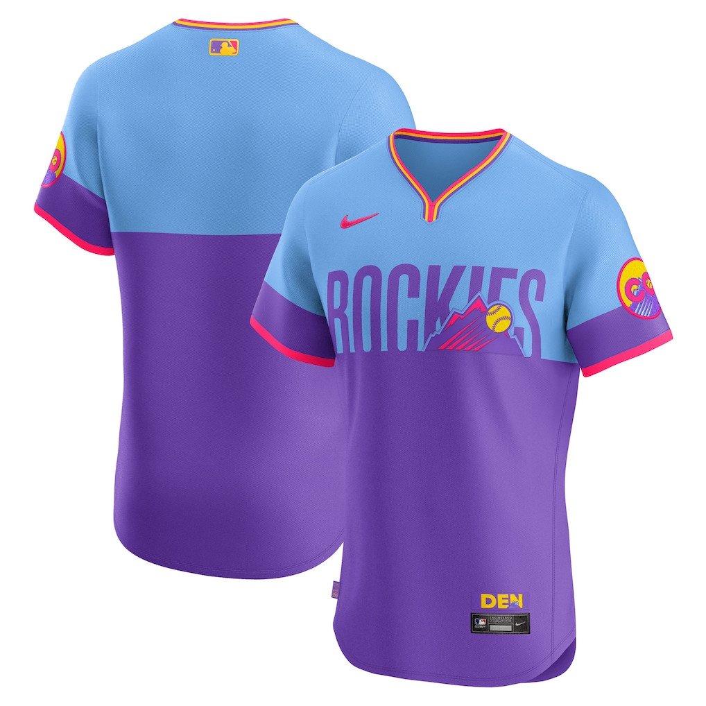 Men's Colorado Rockies 2025 City Connect Jersey - Stitched