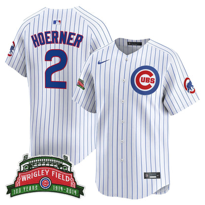 Men's Chicago Cubs Wrigley Field Style Vapor Premier Limited Jersey - All Stitched