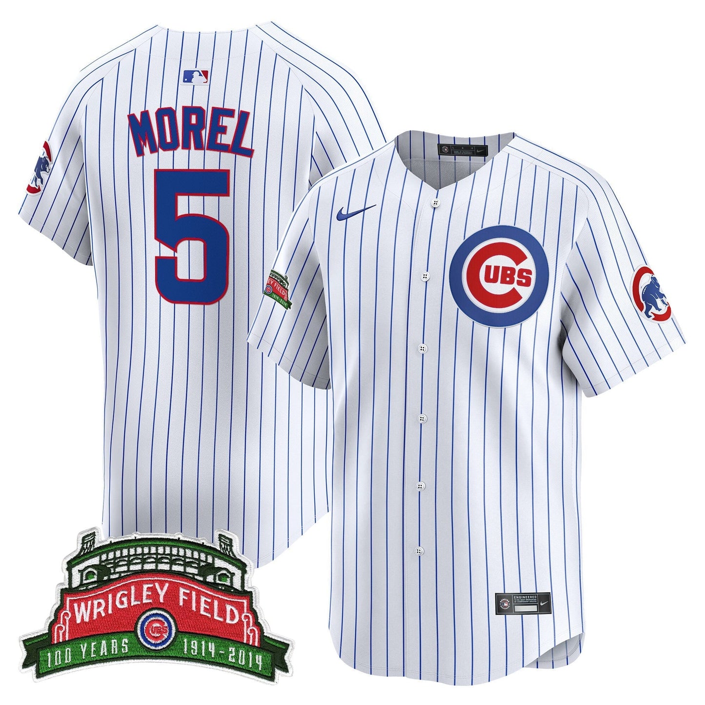 Men's Chicago Cubs Wrigley Field Style Vapor Premier Limited Jersey - All Stitched
