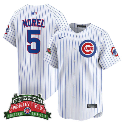 Men's Chicago Cubs Wrigley Field Style Vapor Premier Limited Jersey - All Stitched