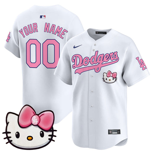 Dodgers 2025 Hello Kitty Vapor Premier Limited Custom Jersey – All Stitched
