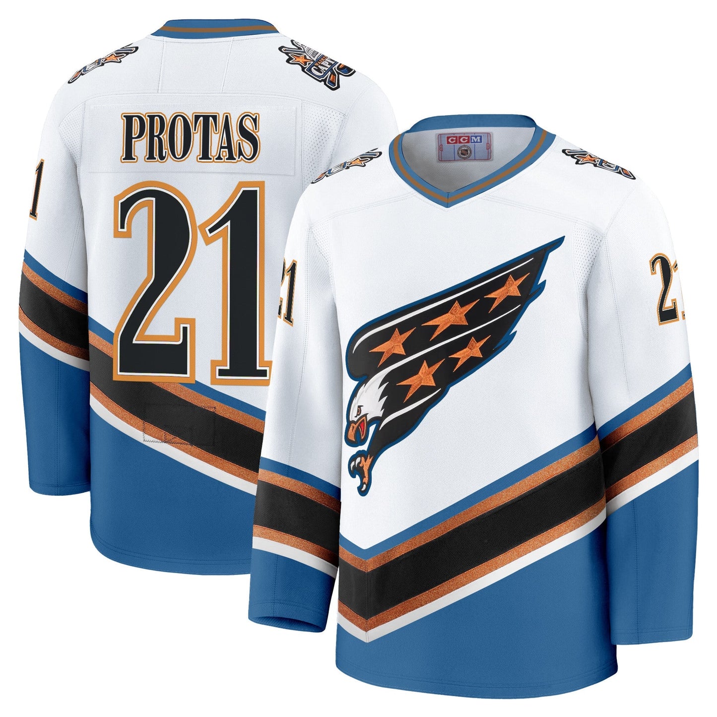 Men's Washington Capitals Screaming Eagle Jersey Collection (1995-2024) - All Stitched