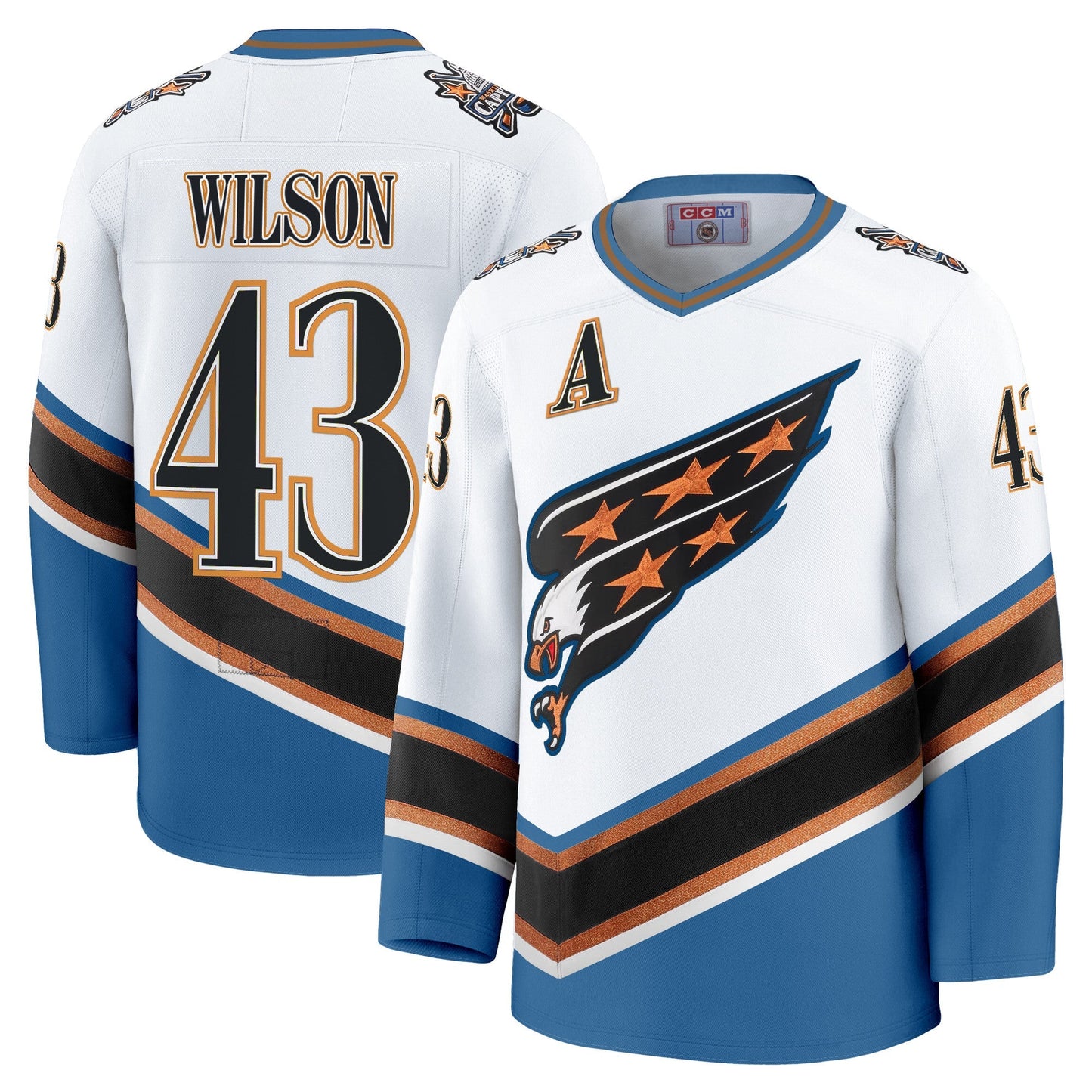 Men's Washington Capitals Screaming Eagle Jersey Collection (1995-2024) - All Stitched