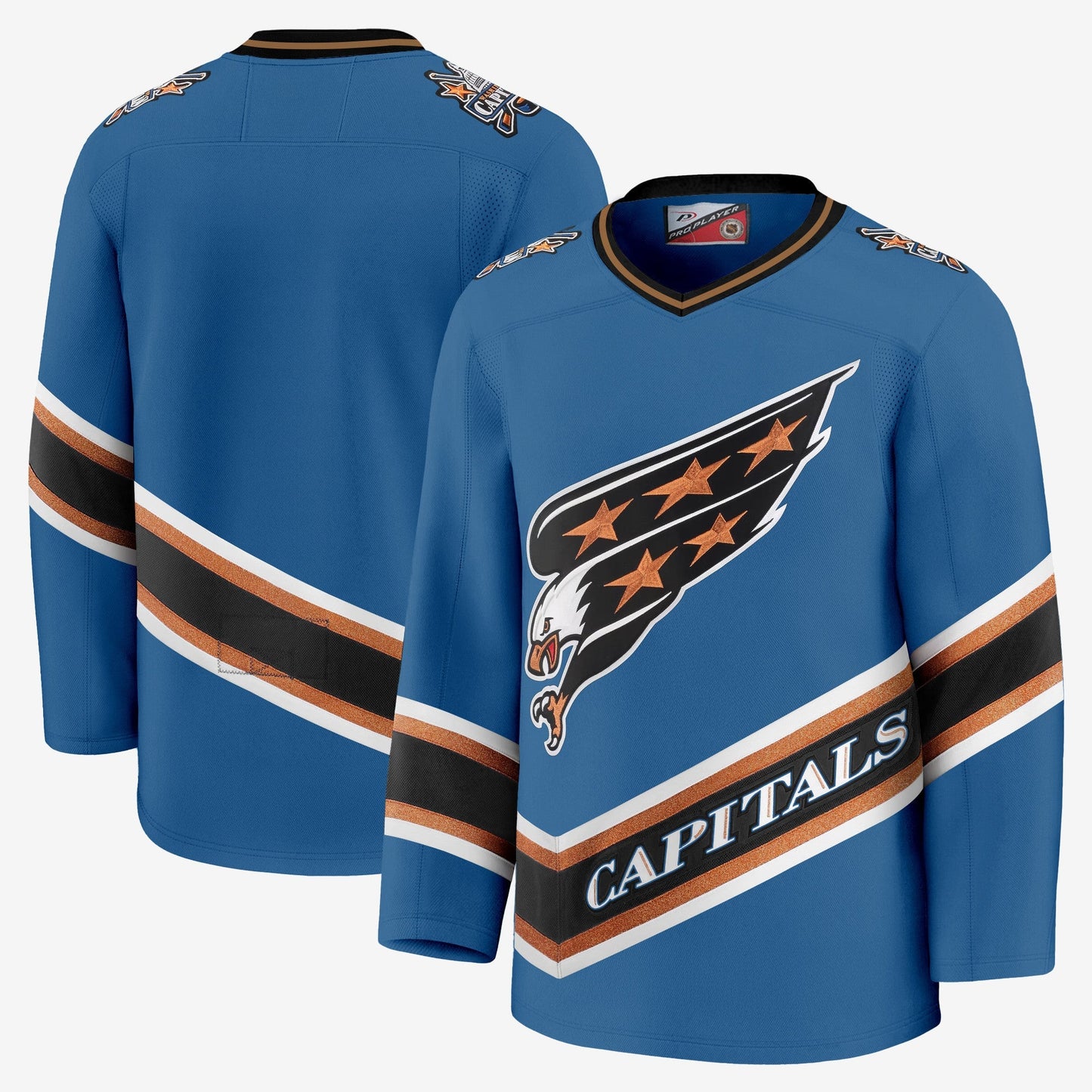 Men's Washington Capitals Screaming Eagle Jersey Collection (1995-2024) - All Stitched