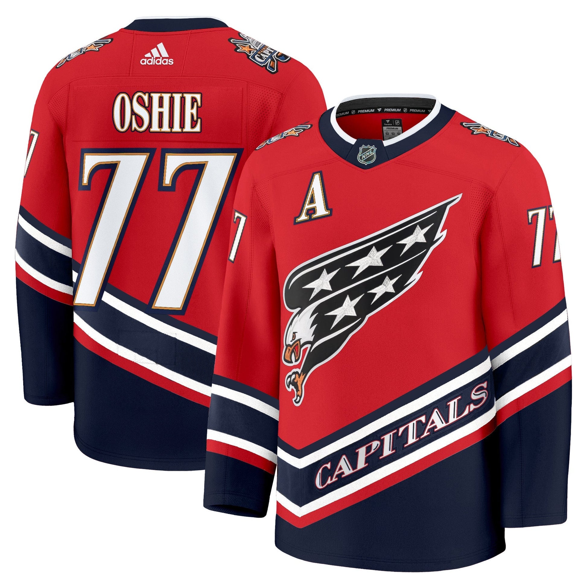 Men's Washington Capitals Screaming Eagle Jersey Collection (1995-2024) - All Stitched