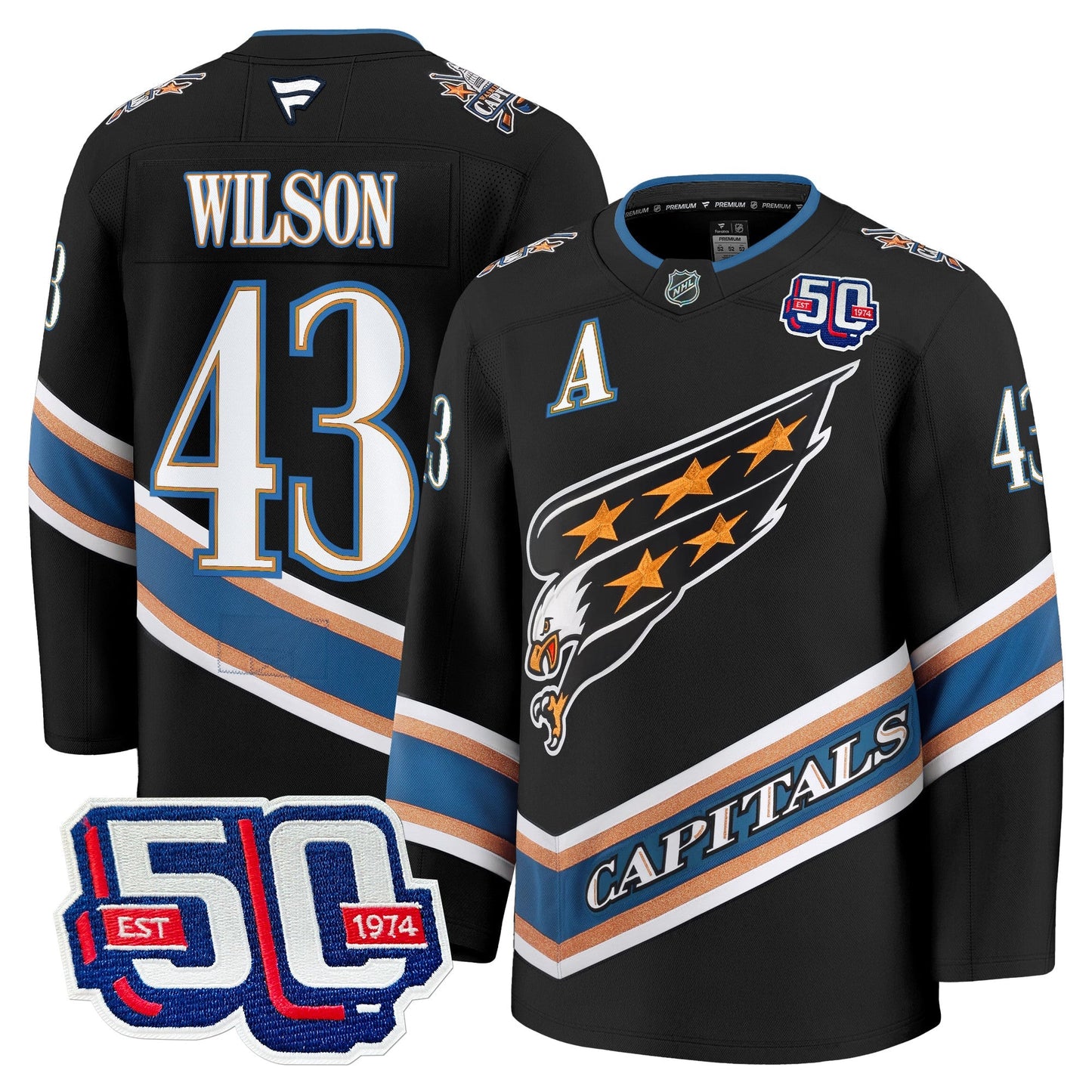 Men's Washington Capitals Screaming Eagle Jersey Collection (1995-2024) - All Stitched