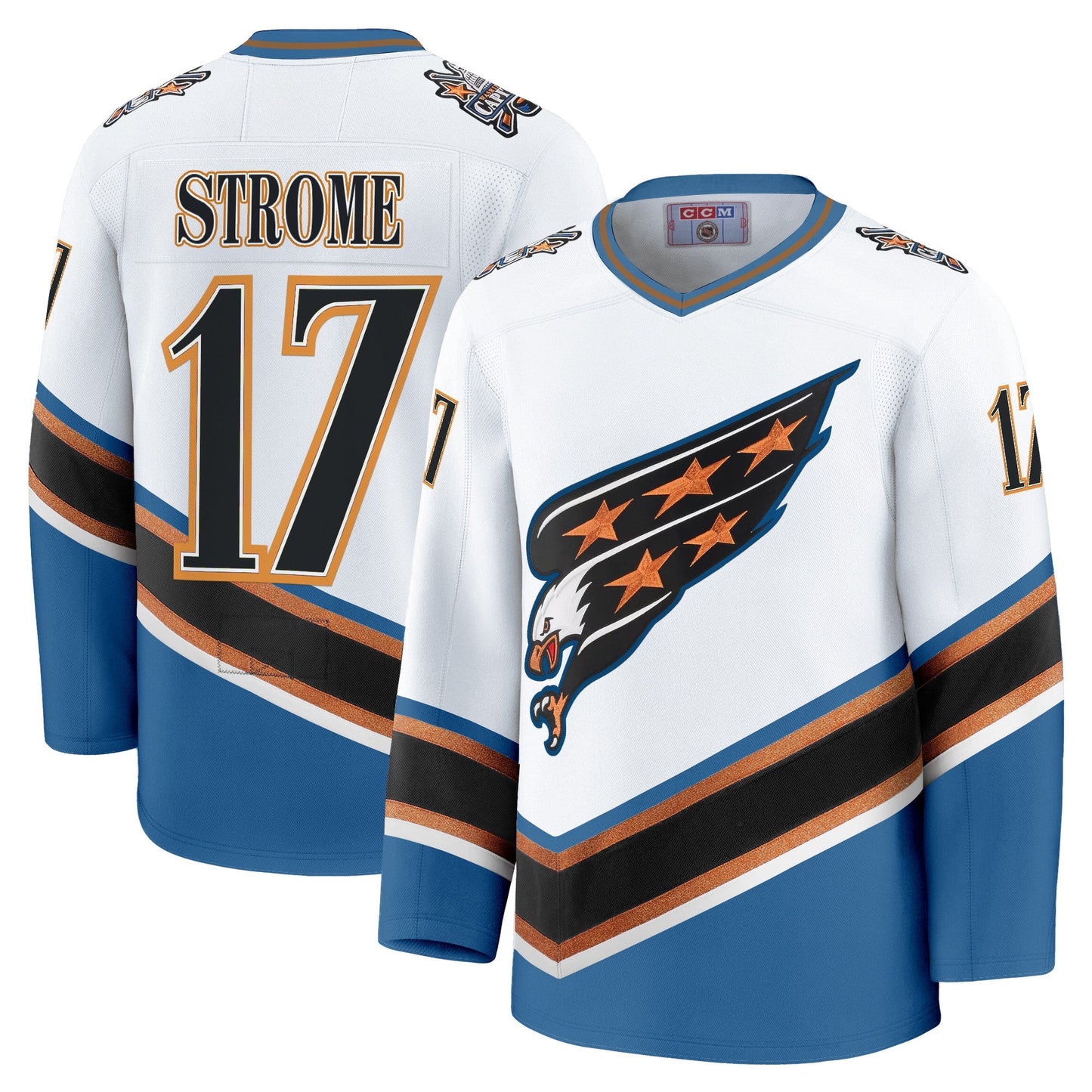 Men's Washington Capitals Screaming Eagle Jersey Collection (1995-2024) - All Stitched