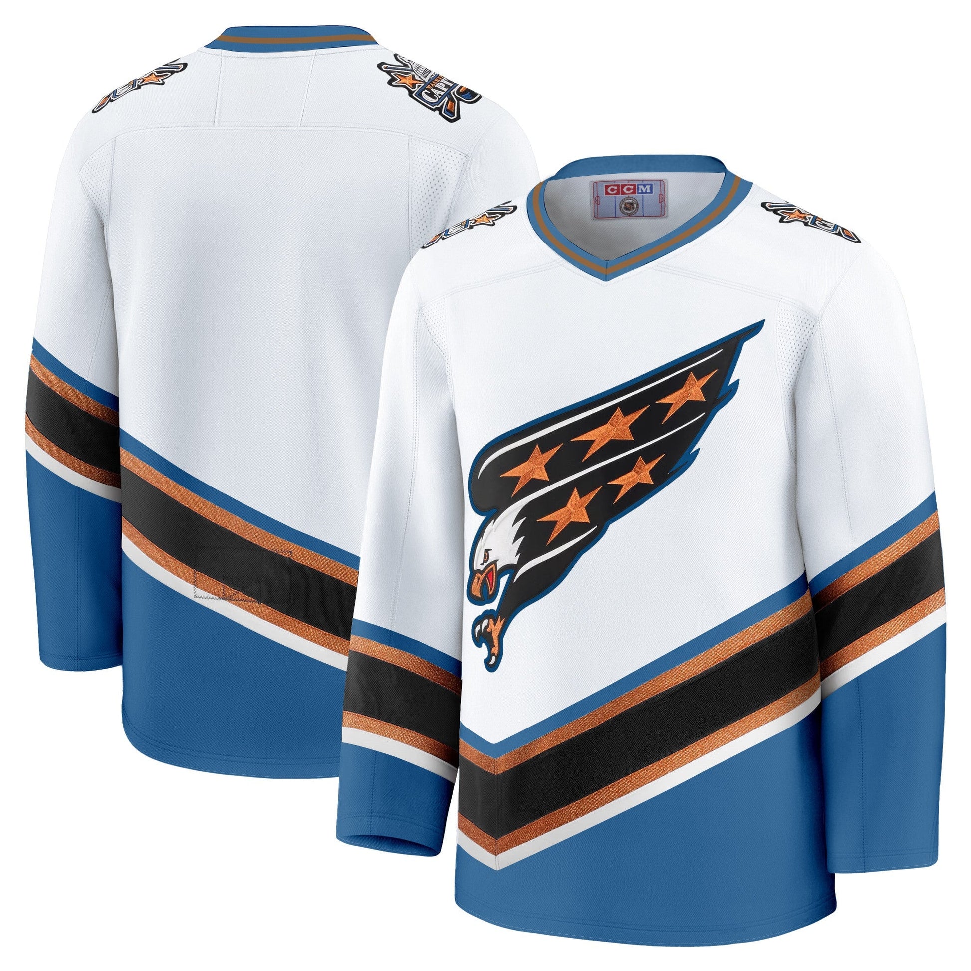 Men's Washington Capitals Screaming Eagle Jersey Collection (1995-2024) - All Stitched