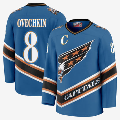 Men's Washington Capitals Screaming Eagle Jersey Collection (1995-2024) - All Stitched