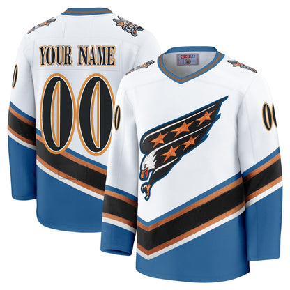 Washington Capitals Screaming Eagle Custom Jersey Collection (1995-2024) - All Stitched
