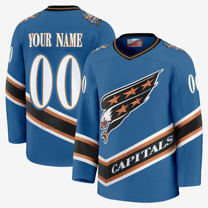 Washington Capitals Screaming Eagle Custom Jersey Collection (1995-2024) - All Stitched