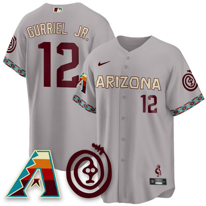 Men's Arizona Diamondbacks City Connect Concept Jersey V2 - All Stitched
