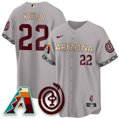 Men's Arizona Diamondbacks City Connect Concept Jersey V2 - All Stitched