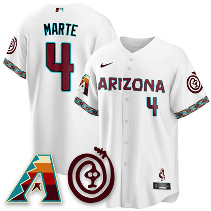 Men's Arizona Diamondbacks City Connect Concept Jersey V2 - All Stitched