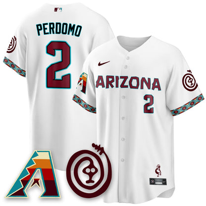 Men's Arizona Diamondbacks City Connect Concept Jersey V2 - All Stitched