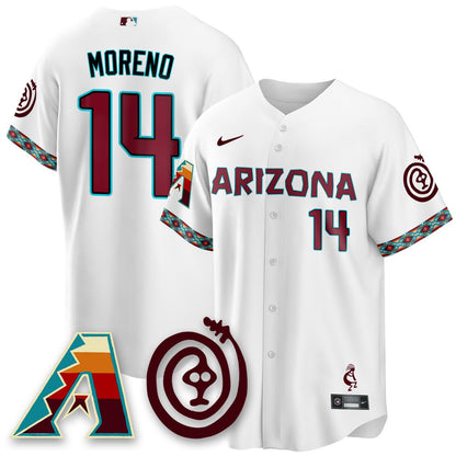 Men's Arizona Diamondbacks City Connect Concept Jersey V2 - All Stitched