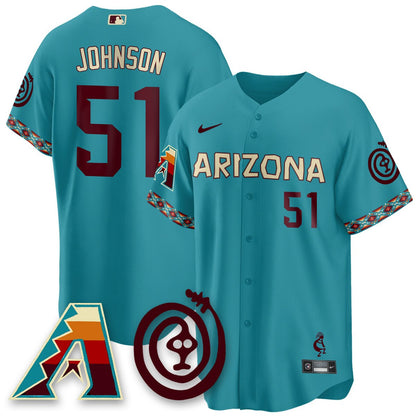 Men's Arizona Diamondbacks City Connect Concept Jersey V2 - All Stitched