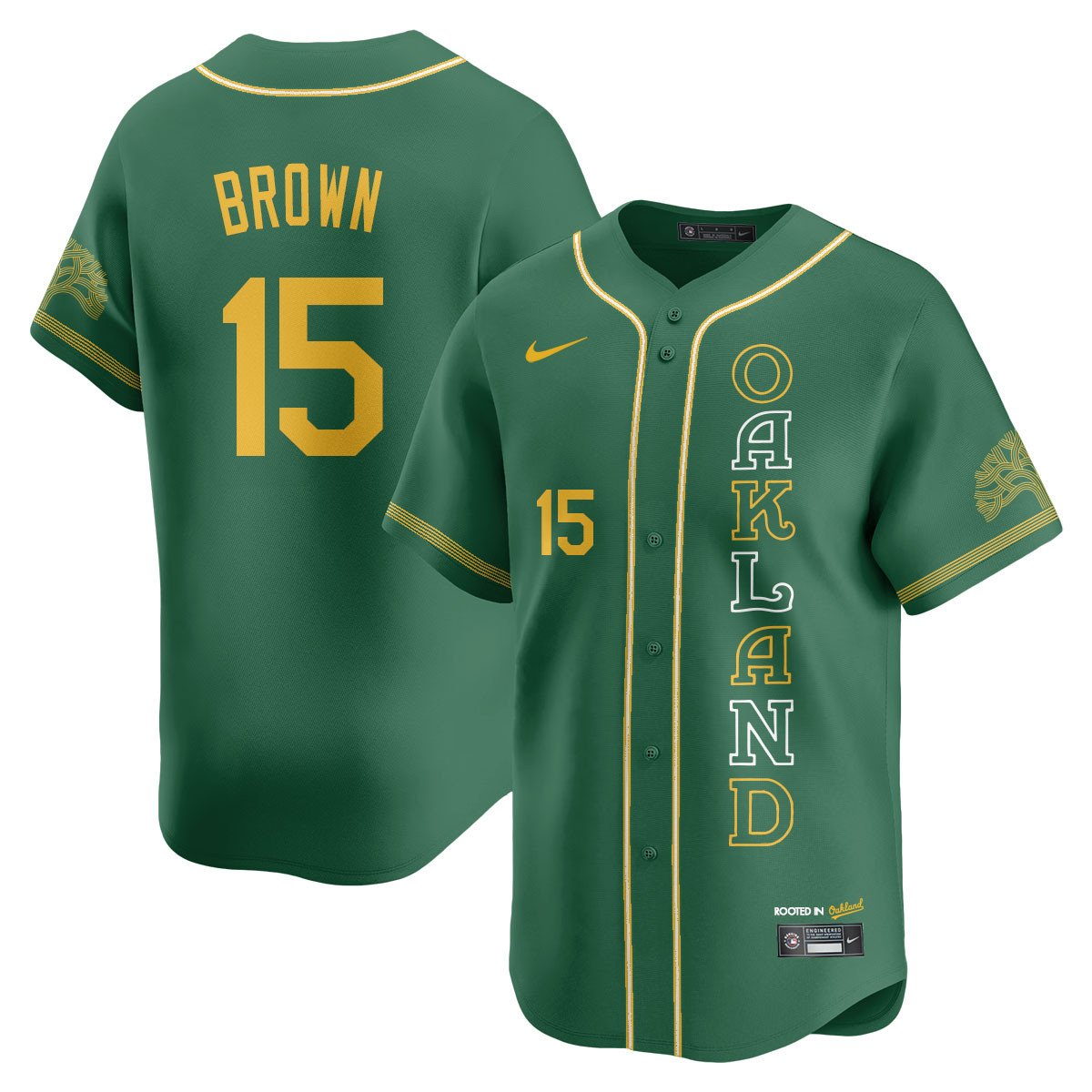 Men's Oakland Athletics City Connect Concept Jersey - All Stitched