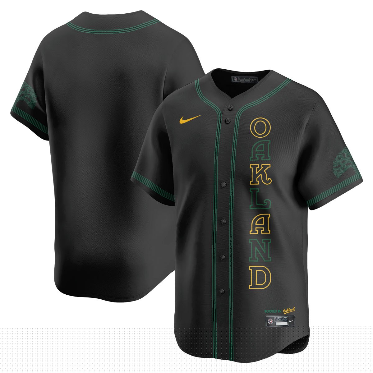 Men's Oakland Athletics City Connect Concept Jersey - All Stitched