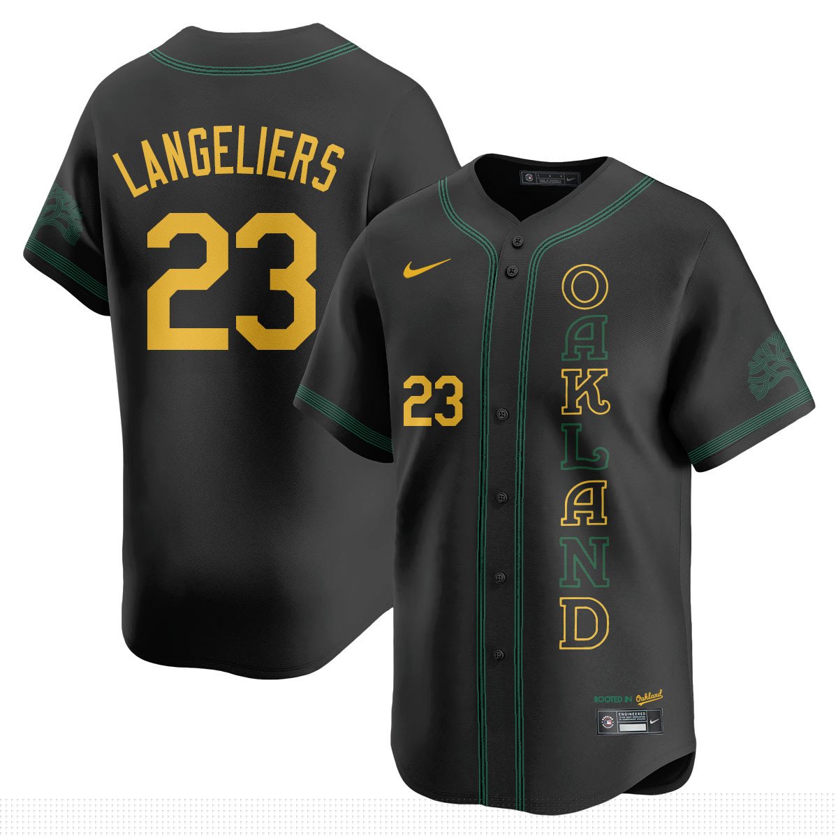 Men's Oakland Athletics City Connect Concept Jersey - All Stitched