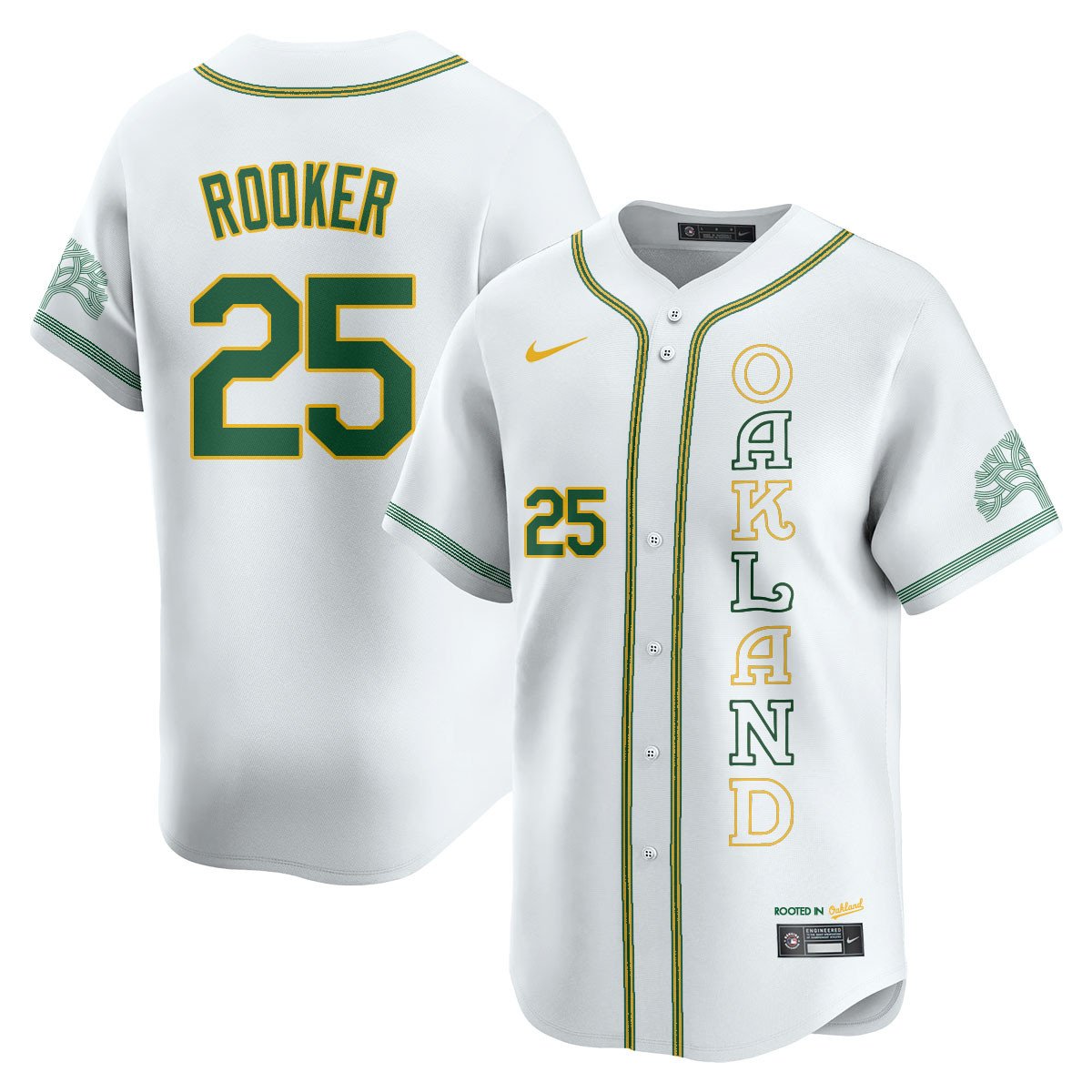 Men's Oakland Athletics City Connect Concept Jersey - All Stitched