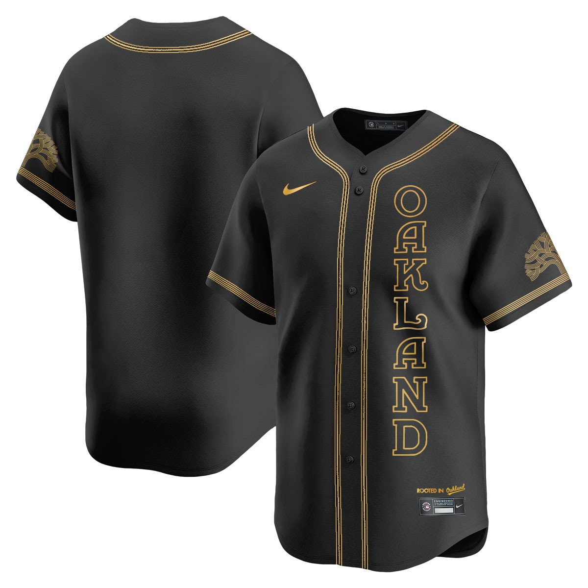 Men's Oakland Athletics City Connect Concept Jersey - All Stitched