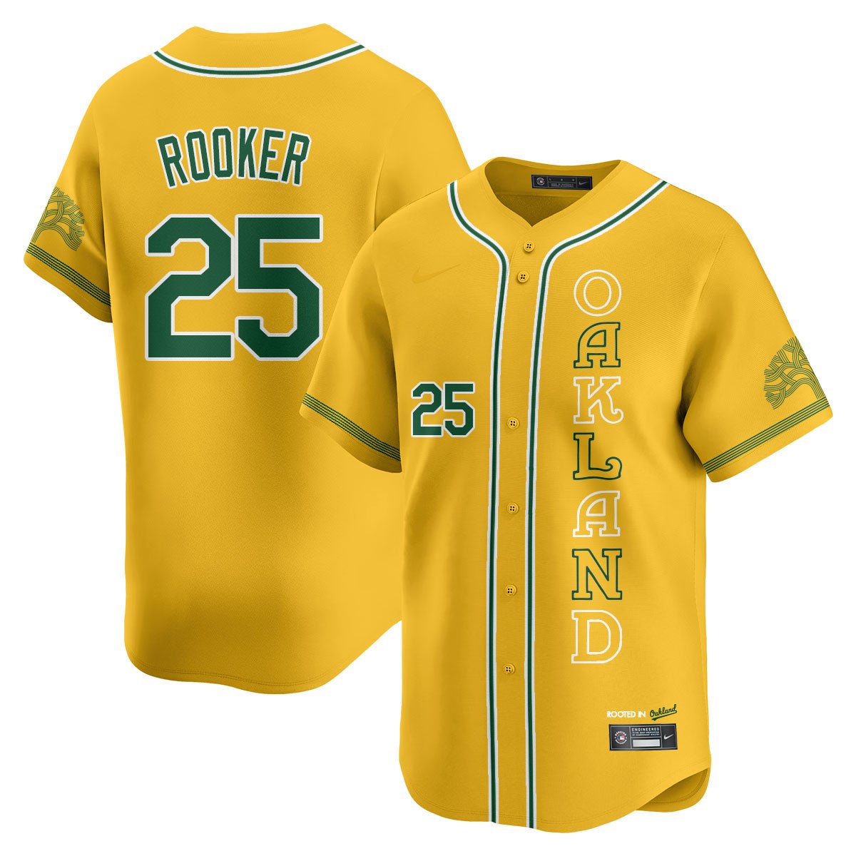 Men's Oakland Athletics City Connect Concept Jersey - All Stitched