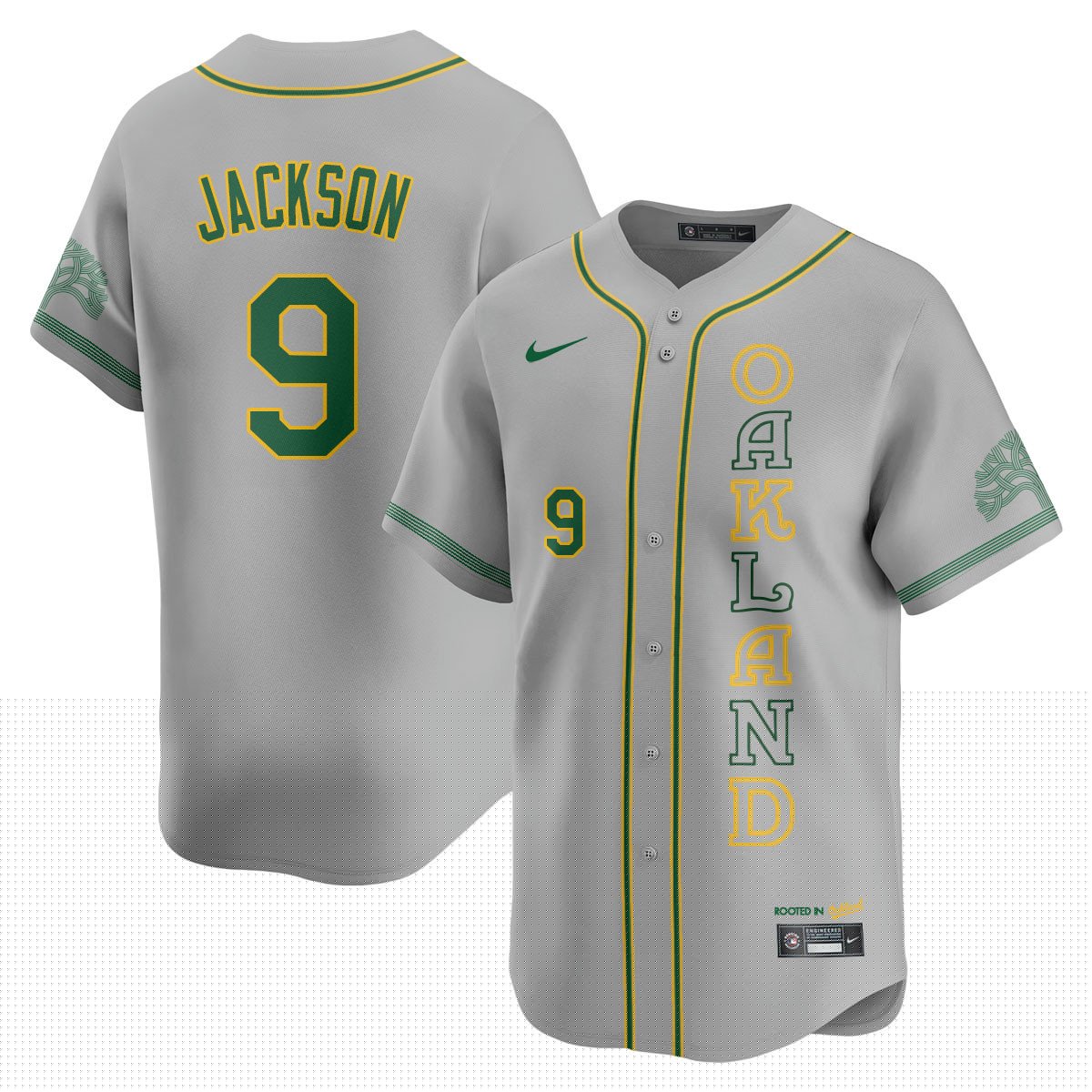 Men's Oakland Athletics City Connect Concept Jersey - All Stitched