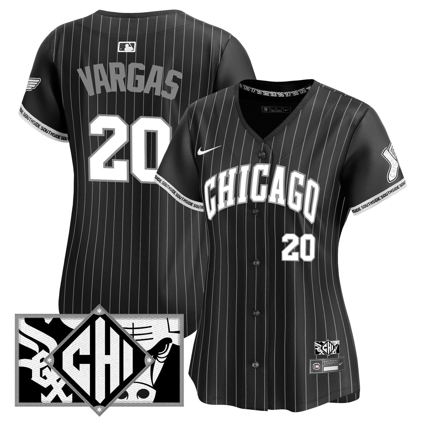 Women's Chicago White Sox 2025 City Connect Vapor Premier Limited Jersey - All Stitched