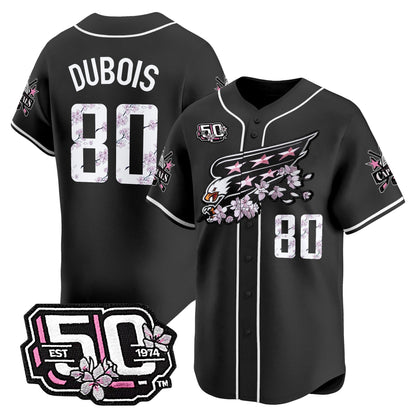 Men's 2025 Washington Capitals 50th Anniversary Cherry Blossom Style Vapor Premier Limited Jersey - All Stitched