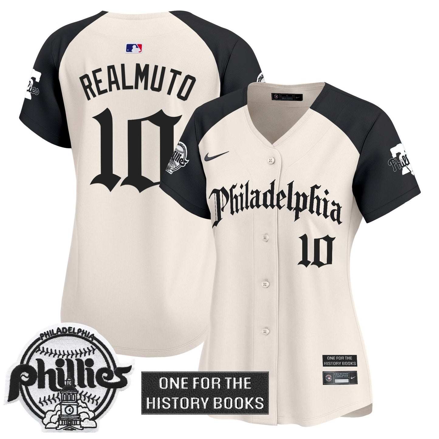 Women's Phillies 'Retro Newspaper Edition' Vapor Premier Limited Jersey - All Stitched