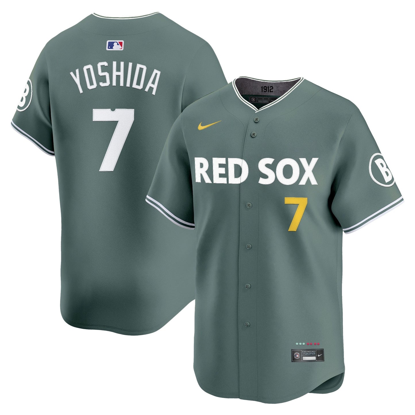 Boston Red Sox 2025 City Connect Vapor Premier Limited Jersey V2 - All Stitched